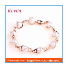 New product cheap wholesale pearl bracelet personalized for girl